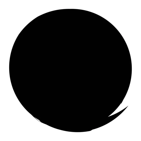 Nepravidelný kruh/Grungy, skvrnka, vlhký tvar, rozmazlovaný, nafoučený, výprk — Stockový vektor