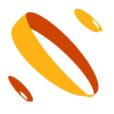 Küre, 3b daire şekli. Soyut top, küre, küre tasarımı. Spher