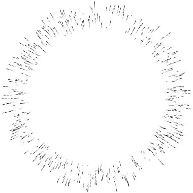 Radyal ışın, ışın çizgileri. Dairesel radyasyon çizgileri. Glea
