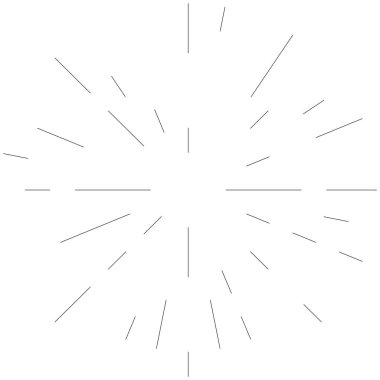 Radyal ışın, ışın çizgileri. Dairesel radyasyon çizgileri. Glea