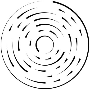 Radyal ışın, ışın çizgileri. Dairesel radyasyon çizgileri. Glea