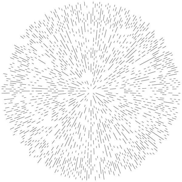 Radyal ışın, ışın çizgileri. Dairesel radyasyon çizgileri. Glea