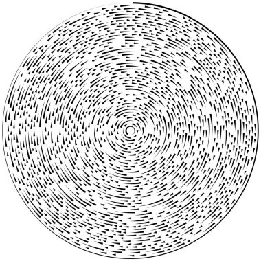 Radyal ışın, ışın çizgileri. Dairesel radyasyon çizgileri. Glea