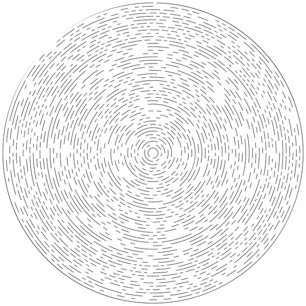 Rayos radiales, líneas de haz. Patrón de rayas de radiación circular. Glea. — Archivo Imágenes Vectoriales
