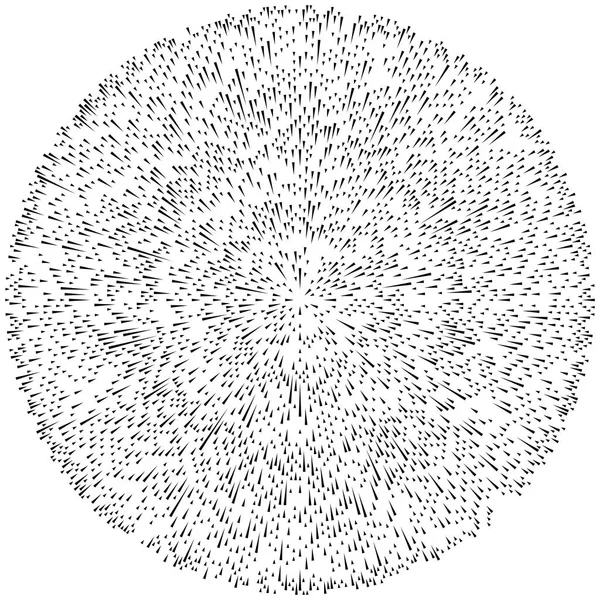 Ακτινωτή ακτίνα, γραμμές δέσμης. Κυκλικό μοτίβο με ρίγες ακτινοβολίας. Glea — Διανυσματικό Αρχείο