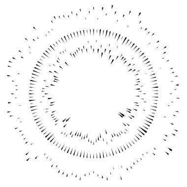 Radyal, yayılan ışınlar, ışınlar yıldız patlaması, güneş patlaması çizgileri. Cirkula