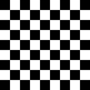 Damalı, karesiz desenli. Satranç kareleri tekrarlanabilir 