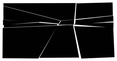 Facture, çatlak elementi. Parçalanmış, kırık yüzey dokusu. Grungy 