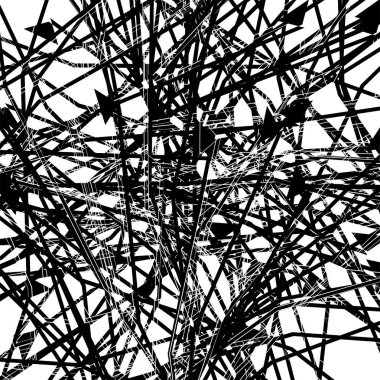 Deformasyon, rasgele çizgiler üzerinde bozulma etkisi ile soyut sanat