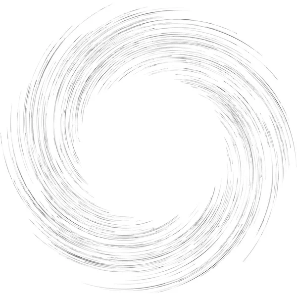 Giro detallado, elemento espiral. Whirlpool, efecto remolino. Cir. — Archivo Imágenes Vectoriales