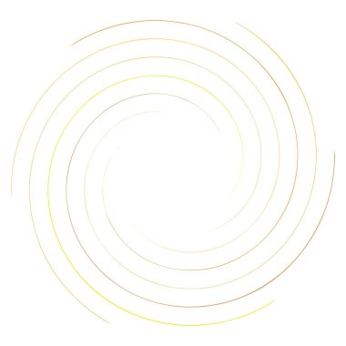 Soyut spiral, büküm. Radyal girdap, kıvrımlı, dalgalı çizgiler elemanı. Dairesel, eşmerkezli döngü deseni. Dön, girdap tasarımı. Kasırga, girdap illüstrasyon