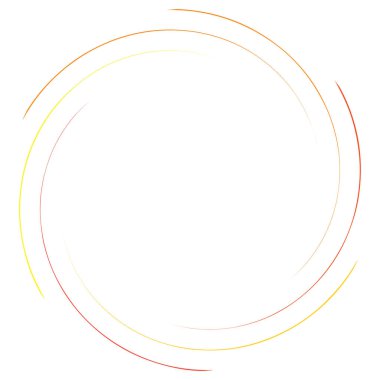 Soyut spiral, büküm. Radyal girdap, kıvrımlı, dalgalı çizgiler elemanı. Dairesel, eşmerkezli döngü deseni. Dön, girdap tasarımı. Kasırga, girdap illüstrasyon