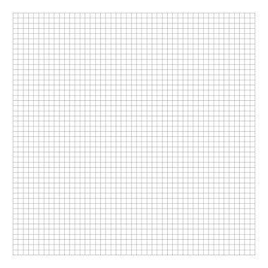 Grafik, taslak kağıt düzenli kare çizgiler ızgara, örgü desen. W