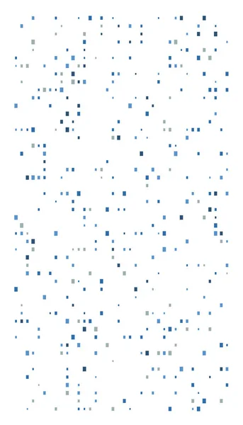 Willekeurige vierkantjes mozaïek patroon. Gepixeleerde, fragmentatie halftoon — Stockvector