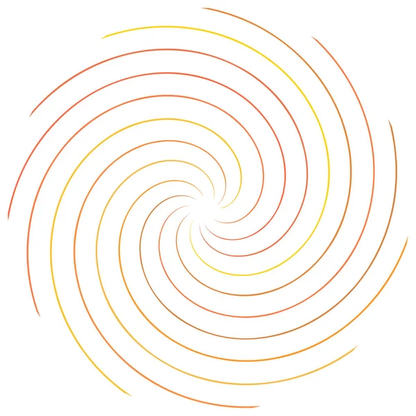 나선형 트위스트 방사형 소용돌이 모양의 패턴입니다 소용돌이 디자인 소용돌이 회오리풀 — 스톡 벡터