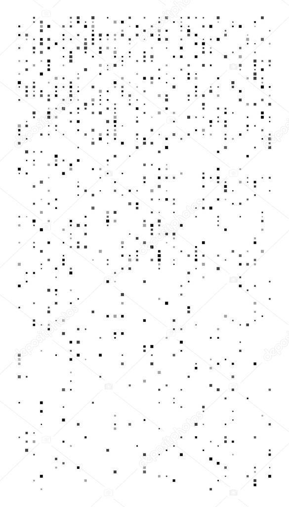 Random squares mosaic pattern. Pixelated, fragmentation halftone