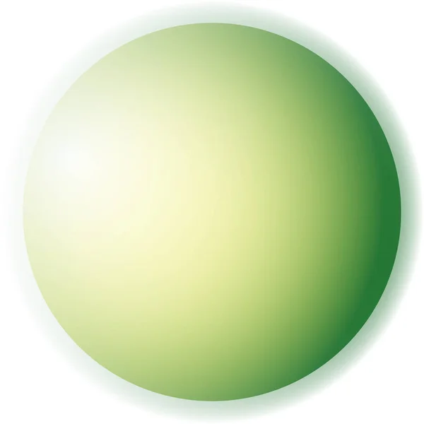 Orbe colorido, brilhante, esfera, ilustração do globo. Rodada de 2 cores d — Vetor de Stock