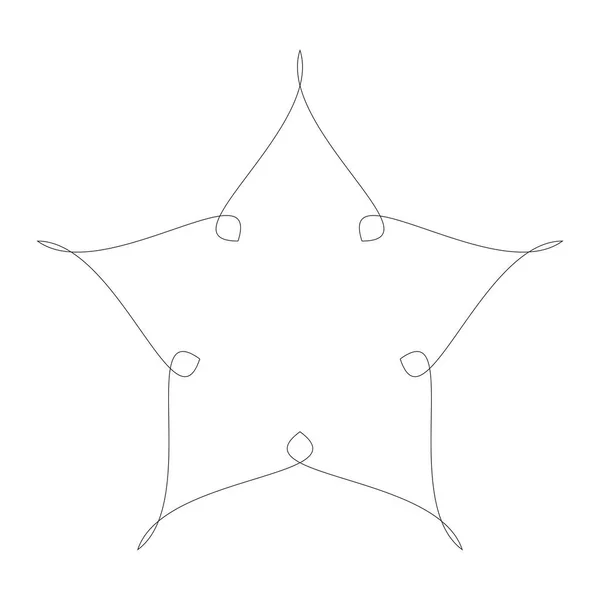 Циркулярный геометрический элемент (ы) с редактируемыми линиями (outlin) — стоковый вектор