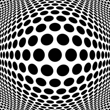 3d dairesel patlama. Konveks küre, küre, küre deforme. Şişirmek de
