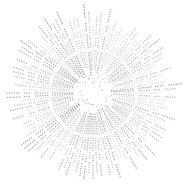 3d dairesel patlama. Konveks küre, küre, küre deforme. Şişirmek de