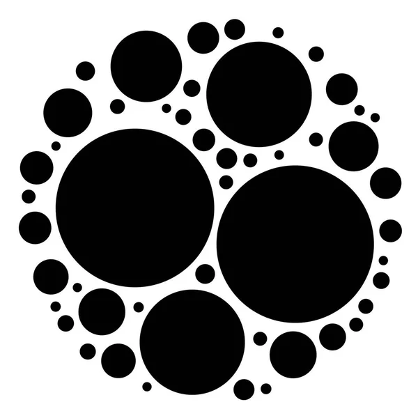 Explosão circular 3D. globo convexo, esfera, orbe distorcer. Inflar de —  Vetores de Stock