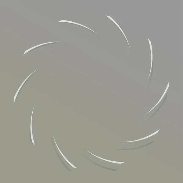 Éclatement circulaire 3D. globe convexe, sphère, orbe déforment. Inflate de — Image vectorielle
