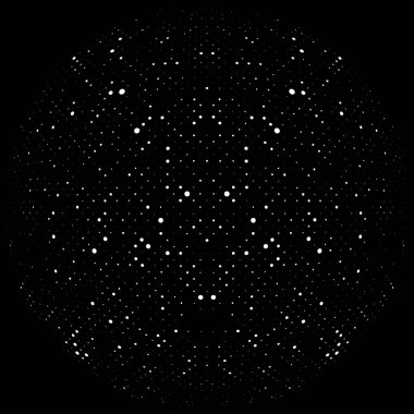 Yarım tonlu nokta. Noktalı, daireler desen. Küre, küre veya küre di