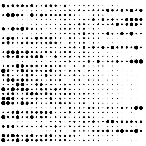 Puntos Azar Líneas Punteadas Rayas Círculos Ilustración Medio Tono Speckle — Archivo Imágenes Vectoriales