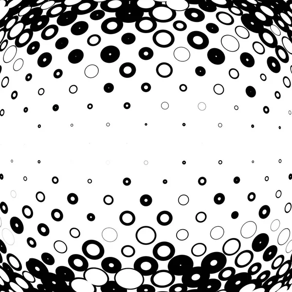 Півтонні крапки. Плямистий візерунок, кола. Сфера, орбіта або глобус ді — стоковий вектор
