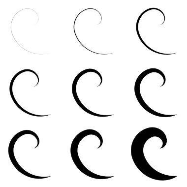 Soyut spiral, büküm. 