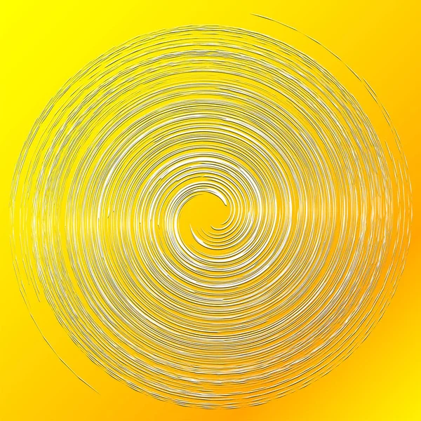 Spirala abstrakcyjna, skręt. Promieniowy wirowy, kręty falisty, linie krzywego El — Wektor stockowy