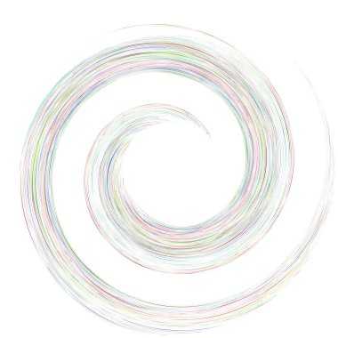 Ayrıntılı girdap, spiral eleman. Girdap, whirligig etkisi. Cır