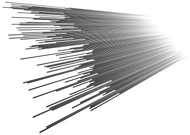 Perspektifte 3b çizgiler deseni. Eğik, eğimli çizgiler. Dimi