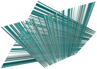 Izgara, dinamik çizgilerle örgü. Kesişen çizgiler. Düzensiz g