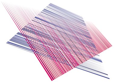 Izgara, dinamik çizgilerle örgü. Kesişen çizgiler. Düzensiz g