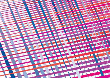 Izgara, dinamik çizgilerle örgü. Kesişen çizgiler. Düzensiz g