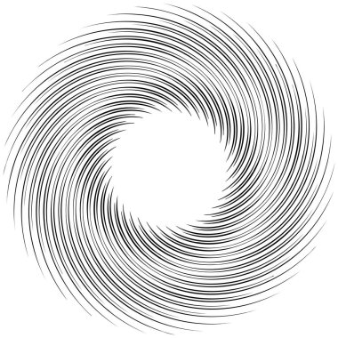 Ayrıntılı girdap, spiral eleman. Girdap, whirligig etkisi. Dairesel, dönen patlama çizgileri. Whirl radyal sözcüleri. Bobin, girdap soyut şekil