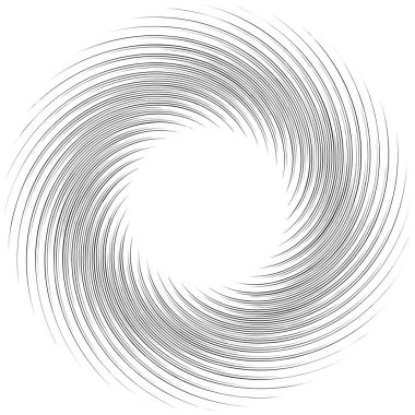 Ayrıntılı girdap, spiral eleman. Girdap, whirligig etkisi. Dairesel, dönen patlama çizgileri. Whirl radyal sözcüleri. Bobin, girdap soyut şekil