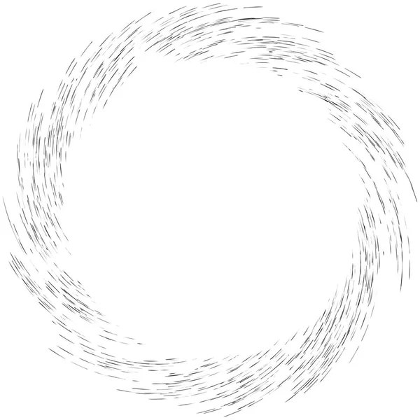 Giro Detallado Elemento Espiral Whirlpool Efecto Remolino Líneas Circulares Rotativas — Archivo Imágenes Vectoriales