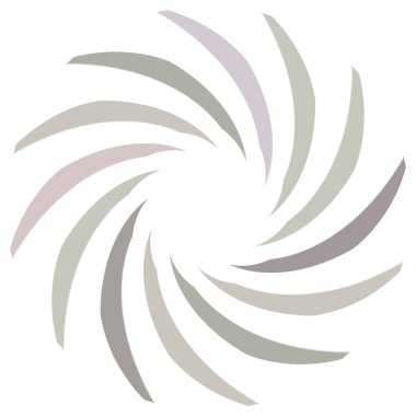 Soyut spiral, büküm. Radyal girdap, kıvrımlı, dalgalı çizgiler elemanı. Dairesel, eşmerkezli döngü deseni. Dön, girdap tasarımı. Kasırga, girdap illüstrasyon