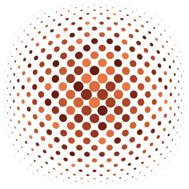 Yarım tonlu nokta, daire, noktalı eleman. Küre, küre veya küre distorsiyon benekli. Diffüz radyal, yayılan şişkinlik, şişkinlik çözgü. Polka-nokta şişirmek tasarım. Dairesel geometrik desen, soyut daireler