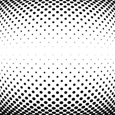 Yarım tonlu nokta. Noktalı, daireler desen. Küre, küre veya küre distorsiyon benekli. Diffüz radyal, yayılan şişkinlik, şişkinlik çözgü. Polka-nokta şişirmek tasarım. Soyut daireler dairesel geometrik desen