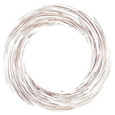 Soyut spiral, büküm. Radyal girdap, kıvrımlı, dalgalı çizgiler elemanı. Dairesel, eşmerkezli döngü deseni. Dön, girdap tasarımı. Kasırga, girdap illüstrasyon