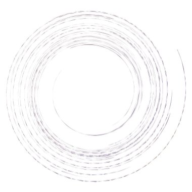 Soyut spiral, büküm. Radyal girdap, kıvrımlı, dalgalı çizgiler elemanı. Dairesel, eşmerkezli döngü deseni. Dön, girdap tasarımı. Kasırga, girdap illüstrasyon