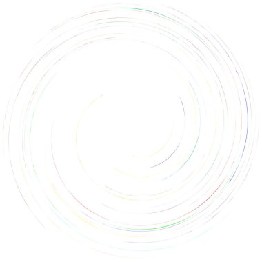 Ayrıntılı girdap, spiral eleman. Girdap, whirligig etkisi. Dairesel, dönen patlama çizgileri. Whirl radyal sözcüleri. Bobin, girdap soyut şekil