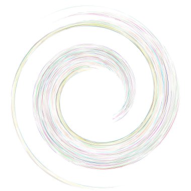 Ayrıntılı girdap, spiral eleman. Girdap, whirligig etkisi. Dairesel, dönen patlama çizgileri. Whirl radyal sözcüleri. Bobin, girdap soyut şekil