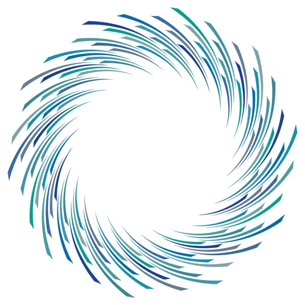 Soyut spiral, büküm. Radyal girdap, kıvrımlı, dalgalı çizgiler elemanı. Dairesel, eşmerkezli döngü deseni. Dön, girdap tasarımı. Kasırga, girdap illüstrasyon