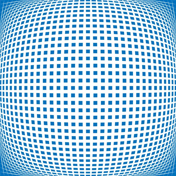 Cirkel Burst Konvex Jordglob Sfär Orb Förvränga Blåsa Upp Designmönstret — Stock vektor