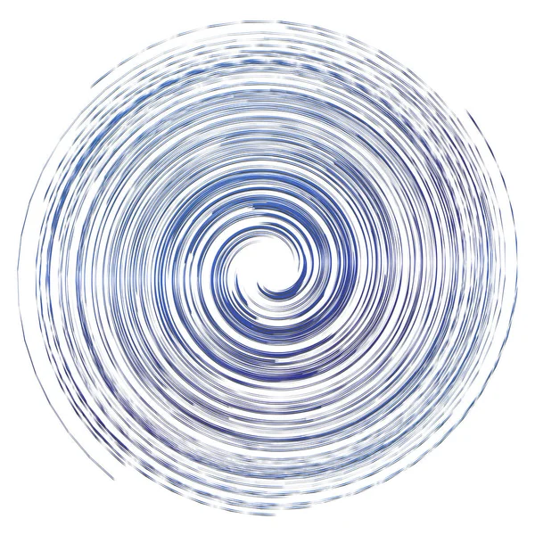 Espiral Abstracta Giro Remolino Radial Curvado Giratorio Elemento Líneas Onduladas — Archivo Imágenes Vectoriales