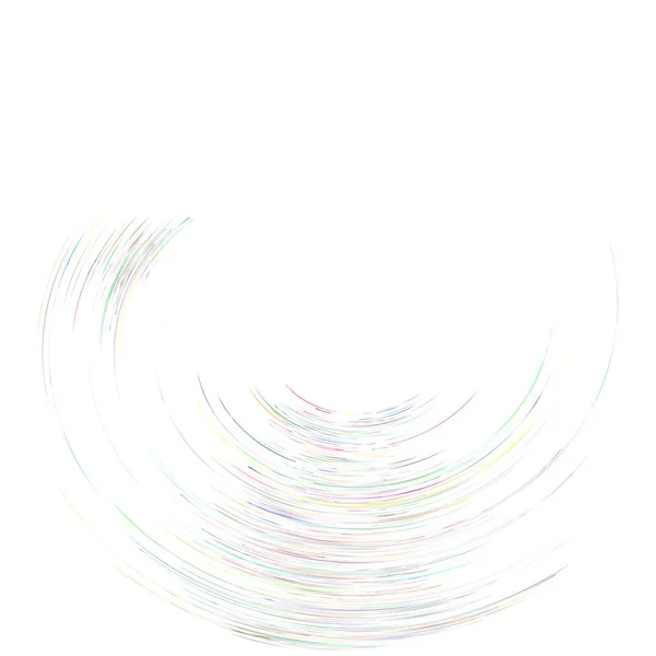 Детальний Вихор Спіральний Елемент Вихровий Басейн Вихровий Ефект Кругові Лінії — стоковий вектор
